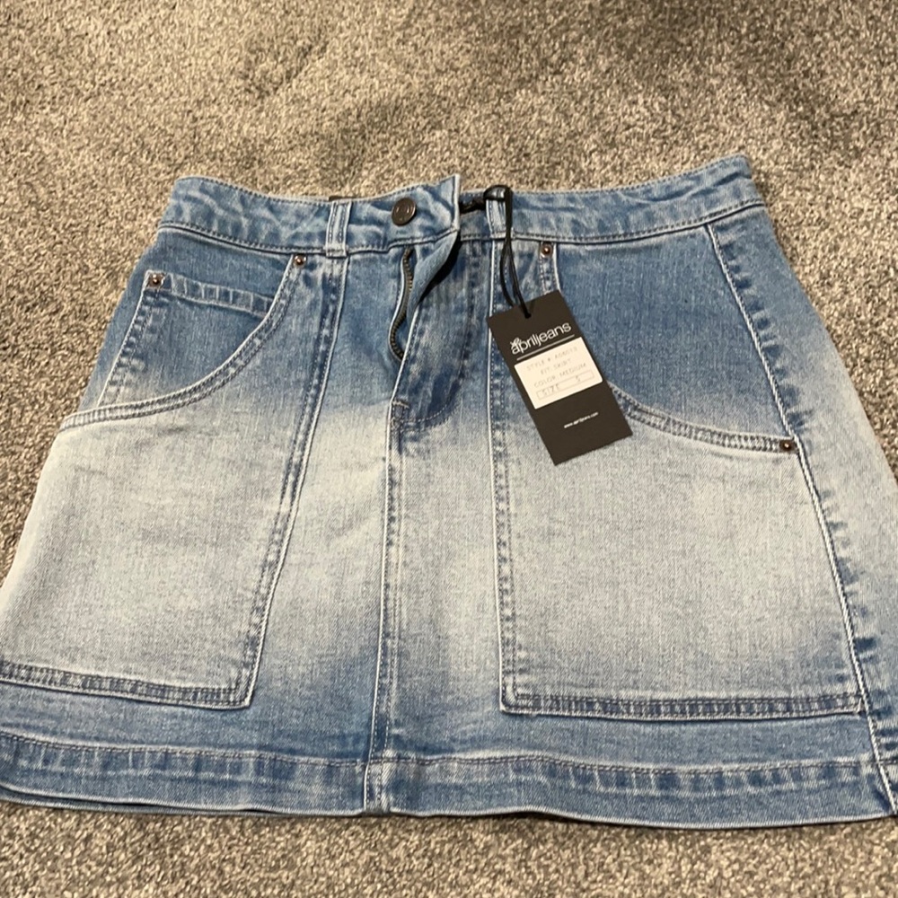 Jean Mini skirt
